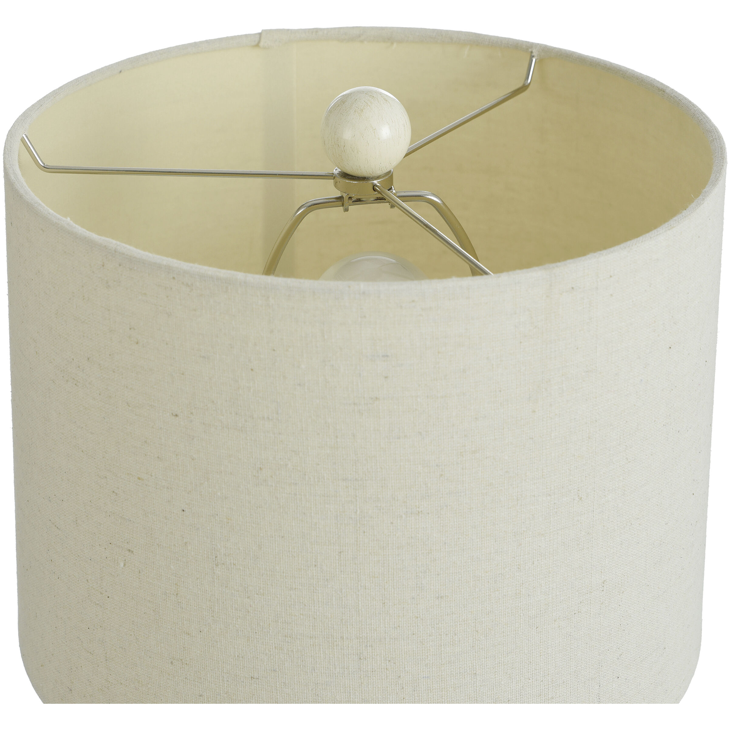 Cameron 21.5 inch 60 watt Vanilla Milkshake Table Lamp Portable Light