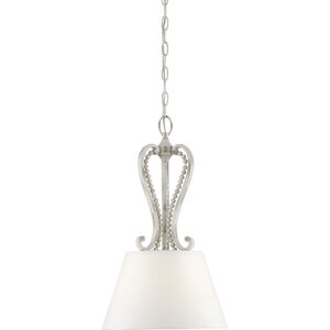 Newport 1 Light 13.25 inch Coastal Weathered White Pendant Ceiling Light