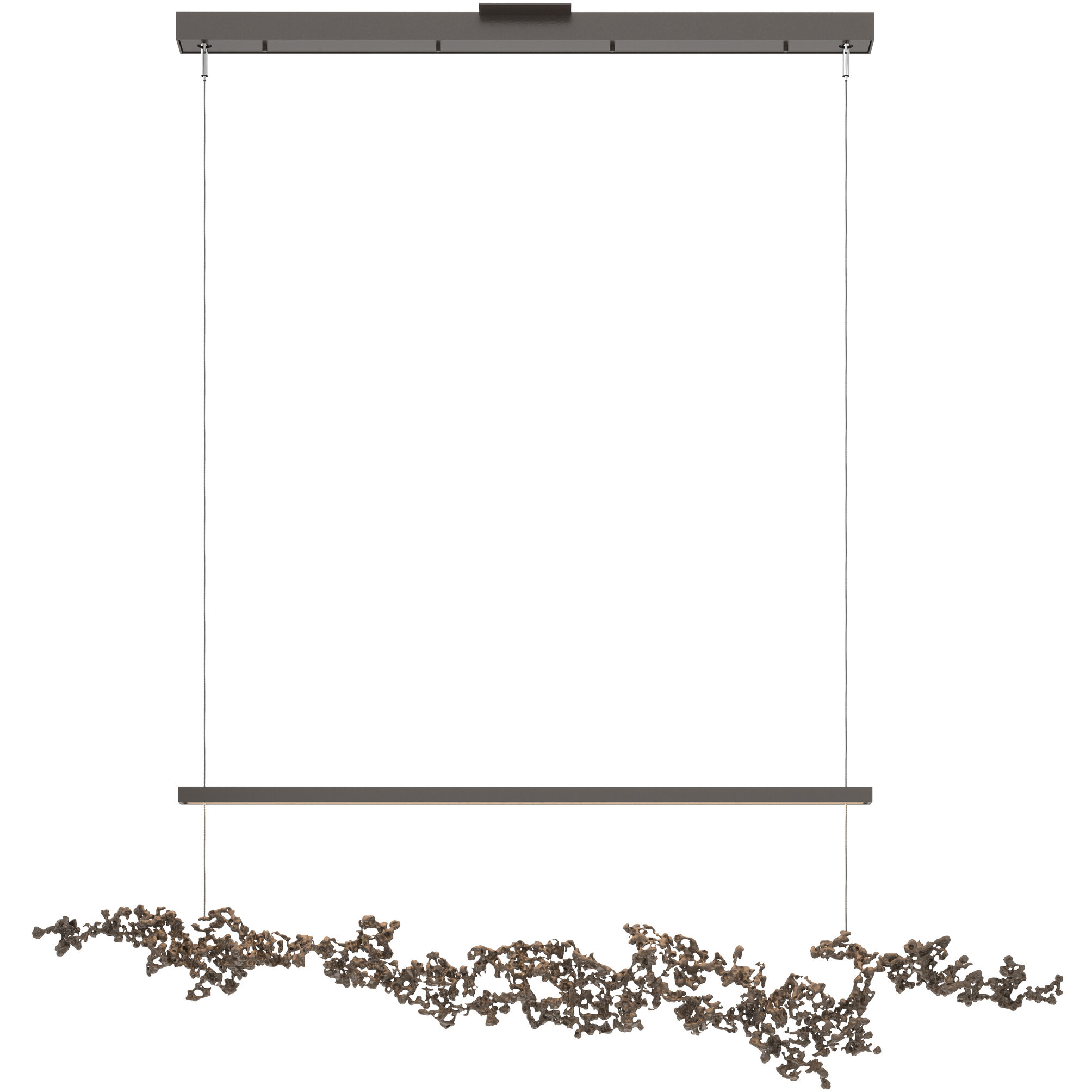 Art + Alchemy Coral LED 9 inch Oil Rubbed Bronze with Bronze Pendant Ceiling Light in Oil Rubbed Bronze/Bronze
