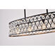 Canada 4 Light 10 inch Black Chandelier Ceiling Light