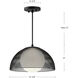 Alora Mood Haven Pendant Ceiling Light in Matte Black
