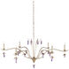 Lilah 6 Light 48.5 inch Champagne Chandelier Ceiling Light