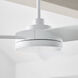 Cirque 56 inch Matte White Ceiling Fan