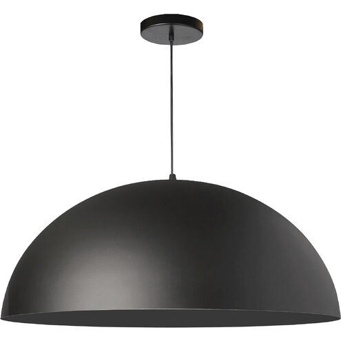 Ofelia LED 20 inch Matte Black Pendant Ceiling Light, Dome