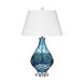Tortuga Bay 29 inch 150.00 watt Blue with Clear Table Lamp Portable Light