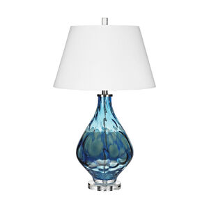 Tortuga Bay 29 inch 150.00 watt Blue with Clear Table Lamp Portable Light