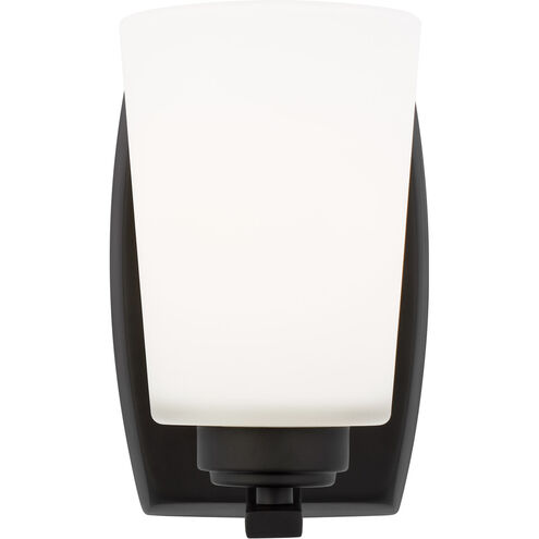 Franport 1 Light 5 inch Midnight Black Wall Bath Fixture Wall Light