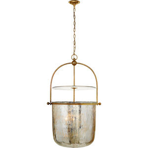 Chapman & Myers Lorford 4 Light 25 inch Gilded Iron Lantern Pendant Ceiling Light, Large