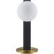 Lubango 15.8 inch 40 watt Plated and Hand Painted Accent Table Lamp Portable Light