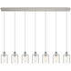 Ballston Cobbleskill 7 Light 48.5 inch Polished Chrome Linear Pendant Ceiling Light