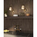 Alora Mood Bromley 1 Light 5 inch Brushed Gold and Travertine Wall/Vanity Light Wall Light