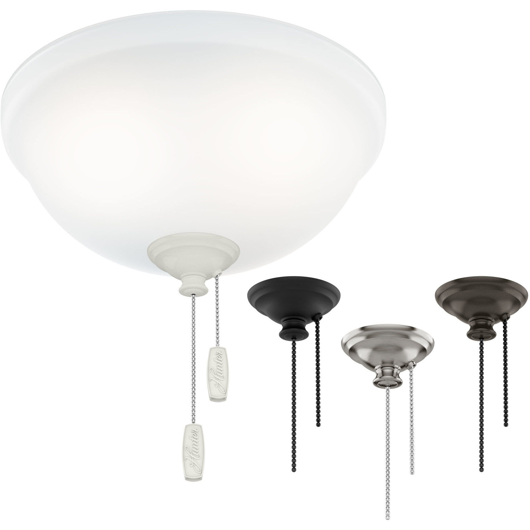 Samantha LED White Fan Light Kit