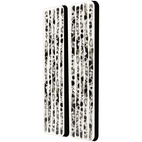 Metaphysical Wall Sculpture Black and Neutral and White Wall Sculpture
