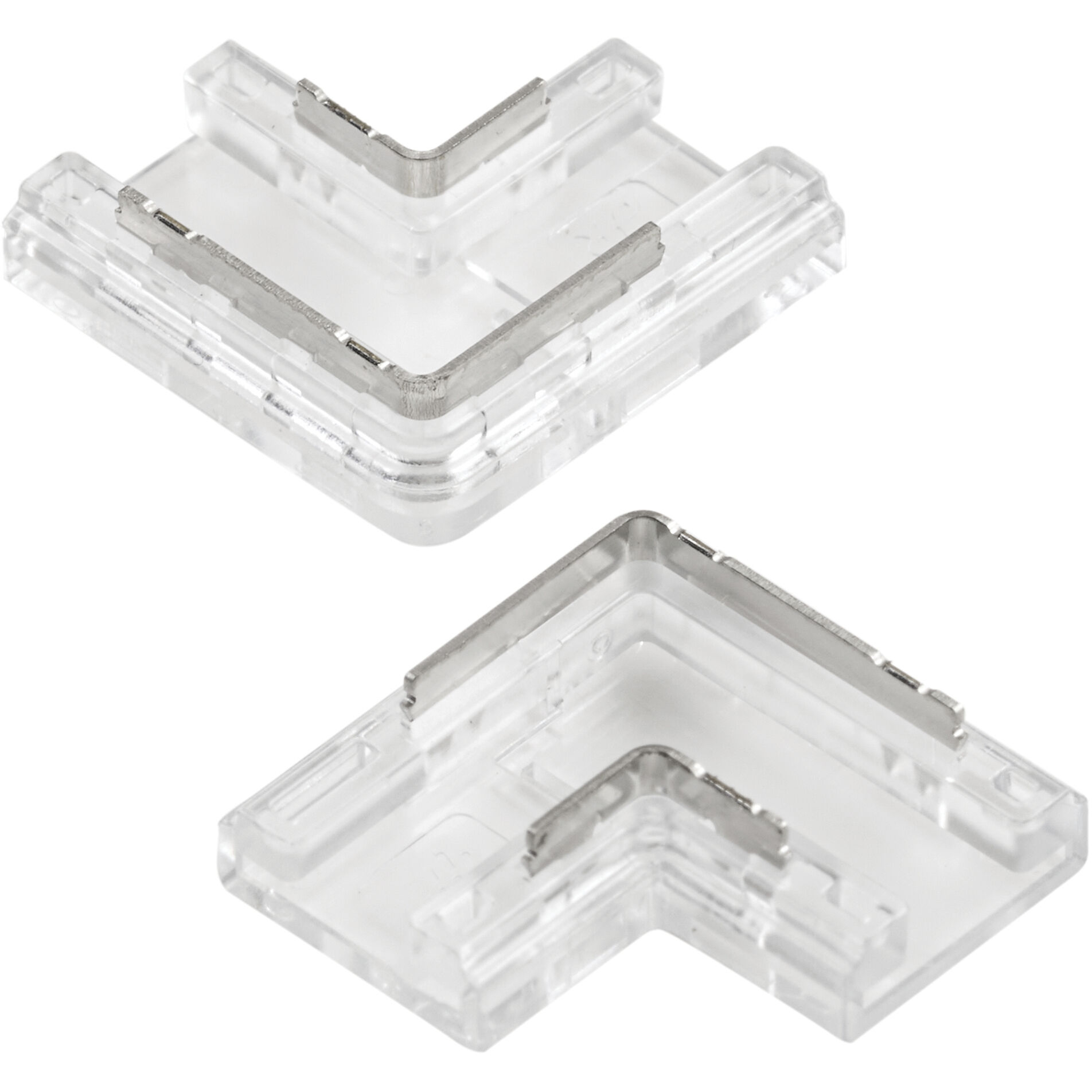 COB Dry Clear 0.67 inch Crimp Connectors, 90 Degree