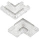 COB Dry Clear 0.67 inch Crimp Connectors, 90 Degree