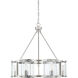 Prescott 6 Light 28 inch Satin Nickel Pendant Ceiling Light