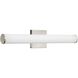 Phase 6.2 LED 24 inch Brushed Nickel Linear Vanity Light Wall Light