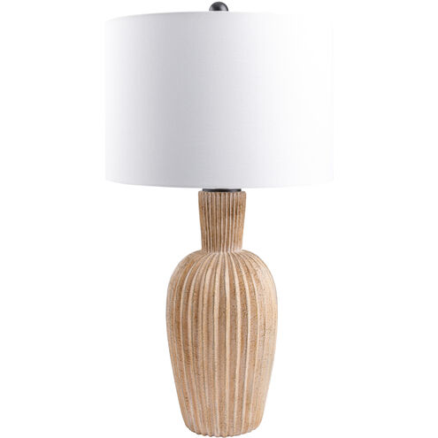 Bravura 31 inch 100 watt Beige Accent Table Lamp Portable Light