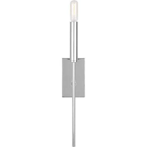 ED Ellen DeGeneres Brianna 1 Light 4 inch Polished Nickel Tail Sconce Wall Light