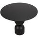 Wanda 39.5 X 39.5 inch Matte Black Dining Table
