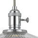 Signature 1 Light 10.13 inch Oil Rubbed Bronze Pendant Set Ceiling Light in Clear