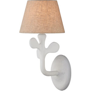 Charny 1 Light 10 inch Gesso White Wall Sconce Wall Light