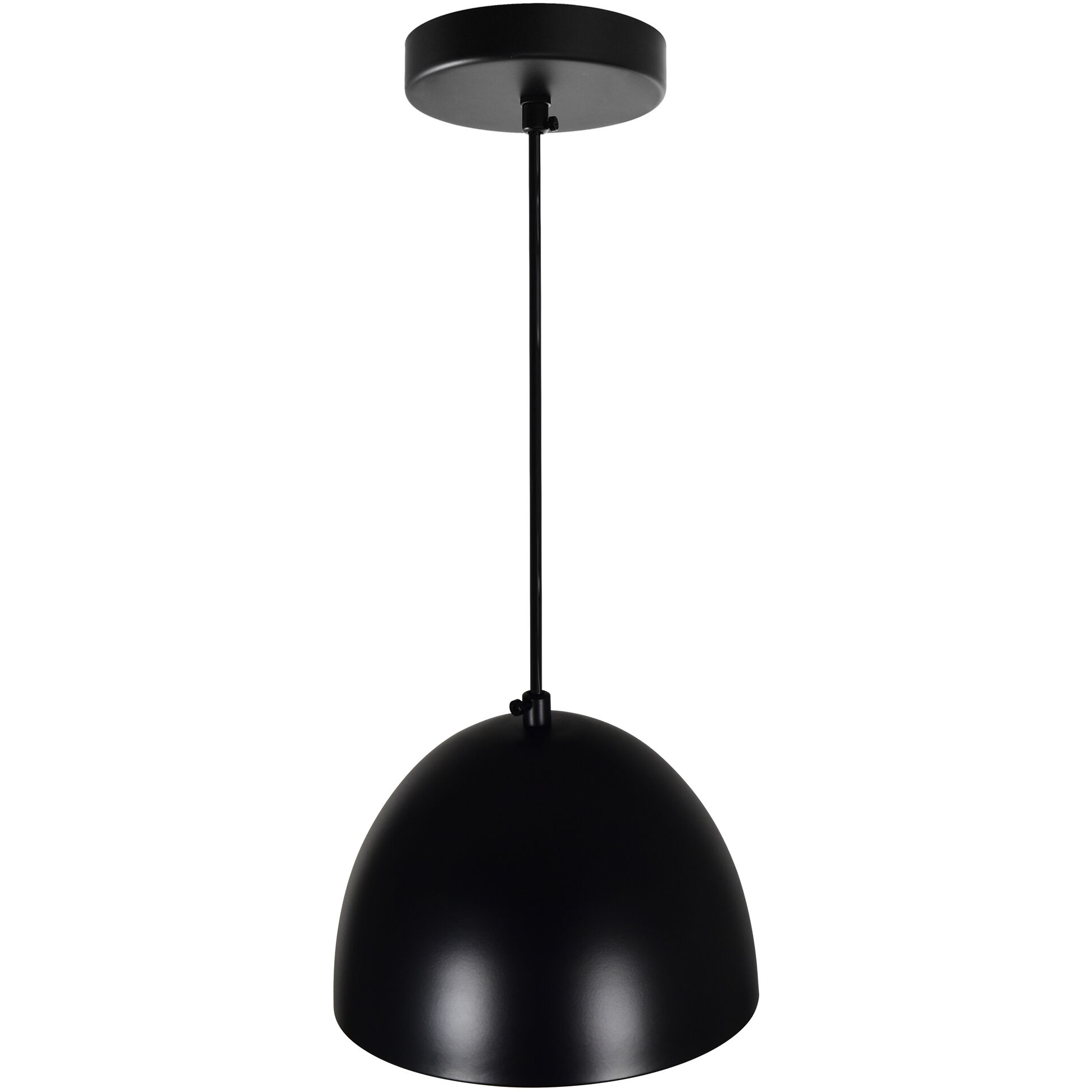 CWI Lighting 9630P7-1-101 Modest 1 Light 7 inch Black Down