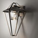 Stellar 1 Light 18.5 inch Coastal Oil Rubbed Bronze Outdoor Sconce, Small