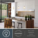 Milano 1 Light 4.75 inch Satin Nickel Mini Pendant Ceiling Light