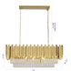 Canada LED 12.3 inch Gold Chandelier Ceiling Light