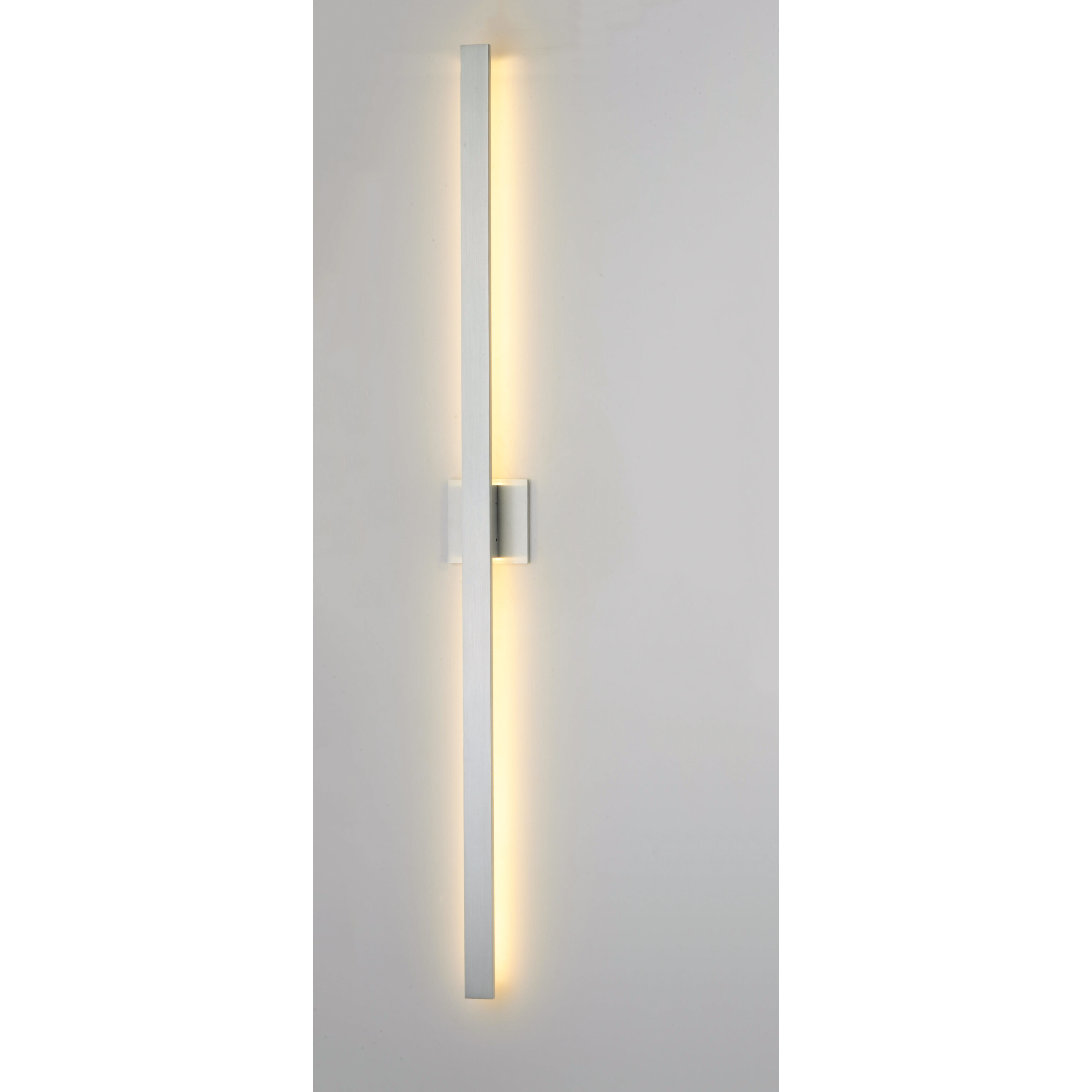 Alumilux Line LED 51 inch Satin Aluminum Outdoor Wall Sconce