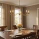 Traditional 5 Light 42 inch Natural Brass Chandelier Ceiling Light