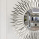 Broche 24 X 24 inch Antique Silver Wall Mirror