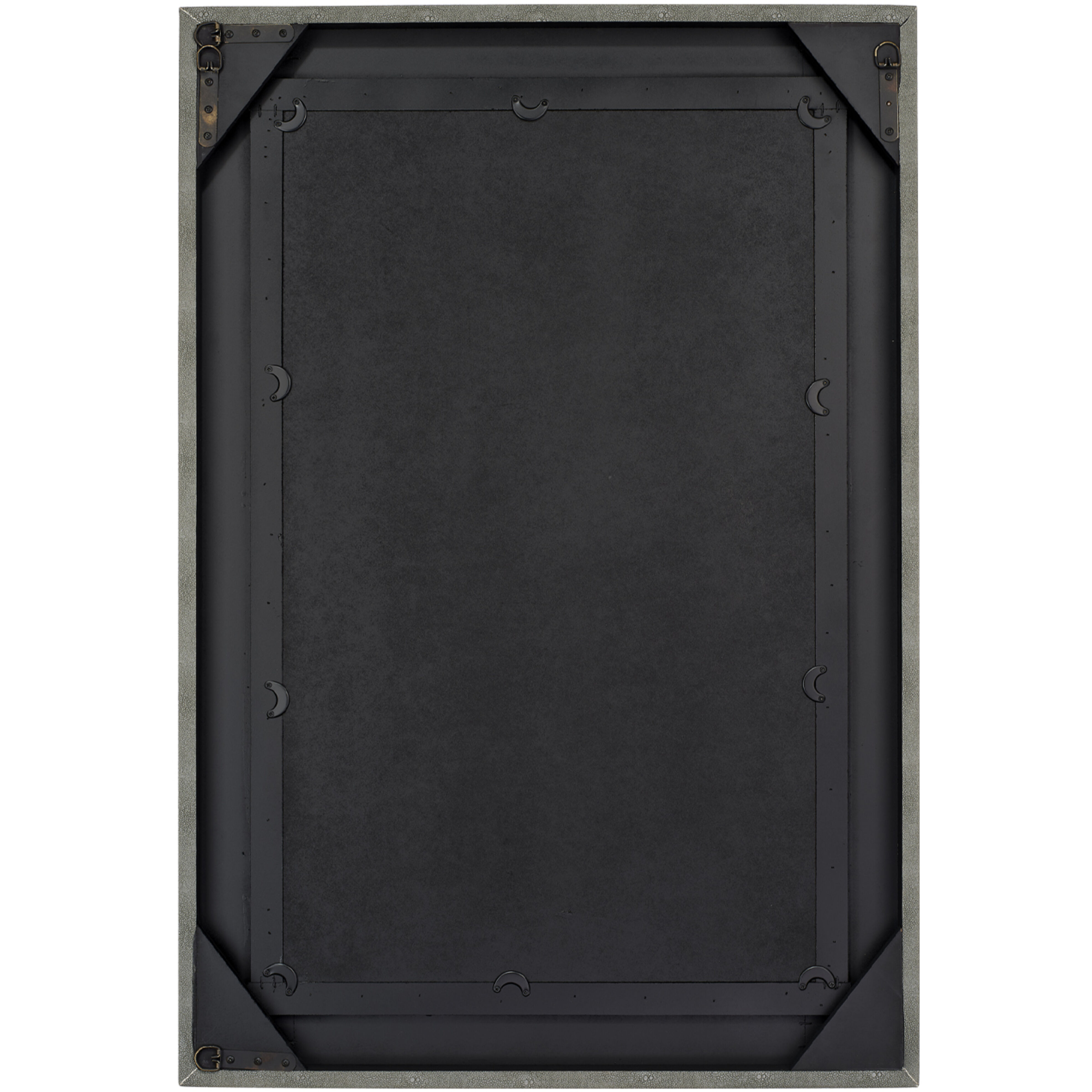 Structure 38 X 26 inch Grey Mirror