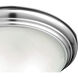 Harmony 2 Light 14 inch Brushed Nickel Flush Mount Ceiling Light