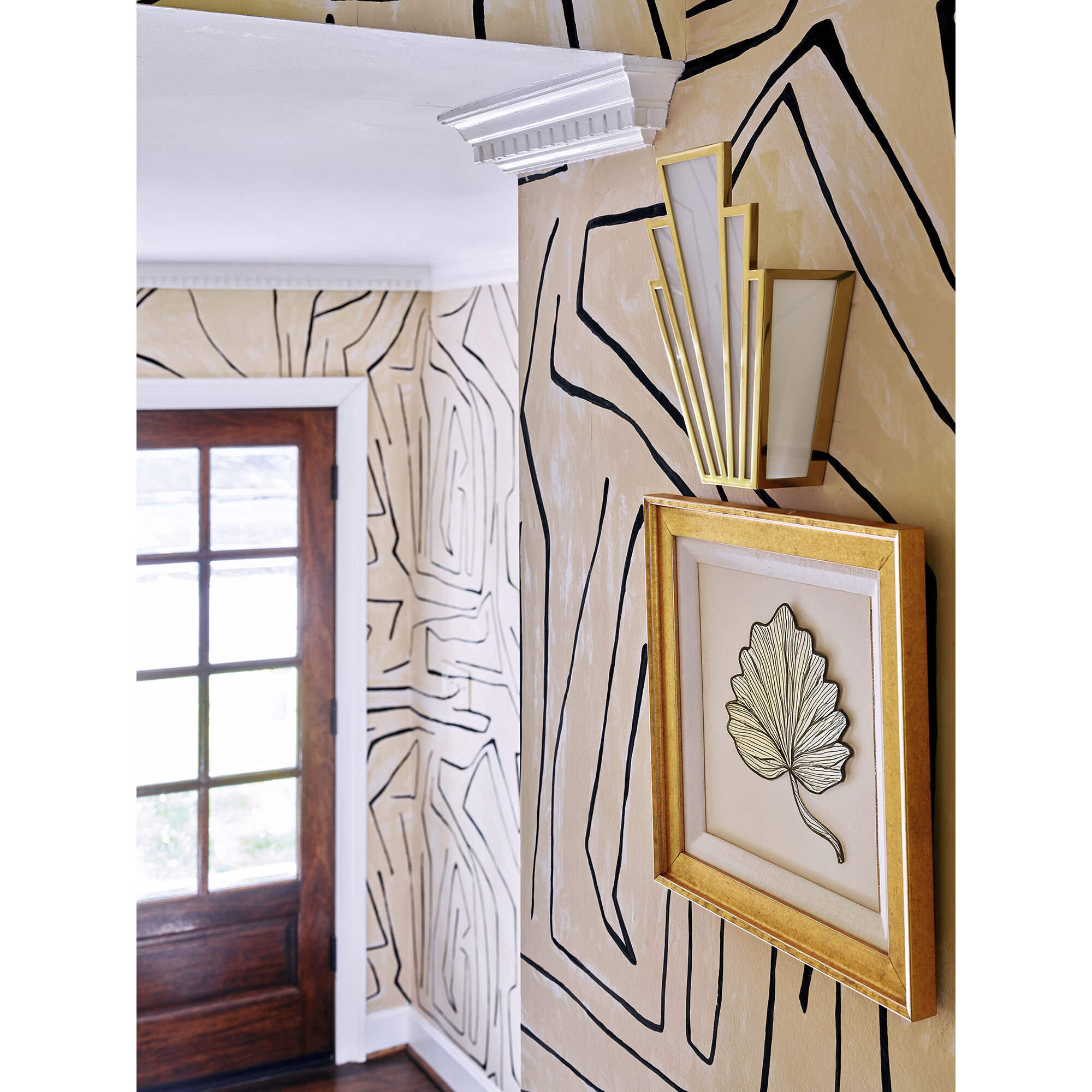 Empire 1 Light 7 inch Modern Brass Wall Sconce Wall Light