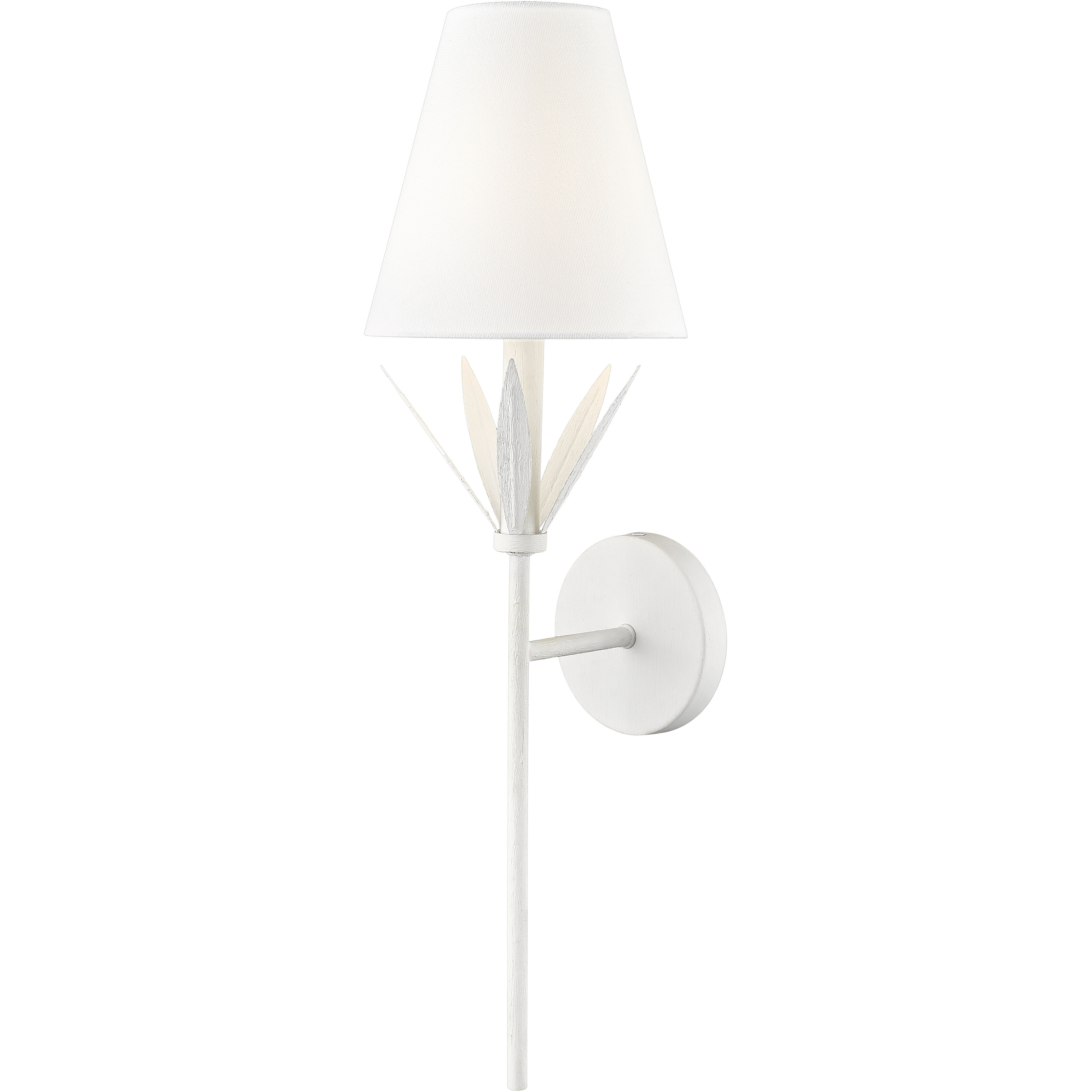 Primrose Wall Sconce Wall Light in Textured White