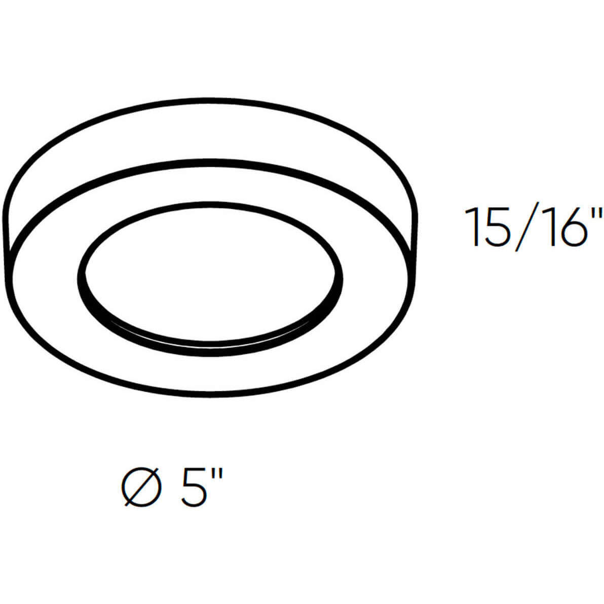 Prime 1 Light 5 inch White Flushmount Ceiling Light