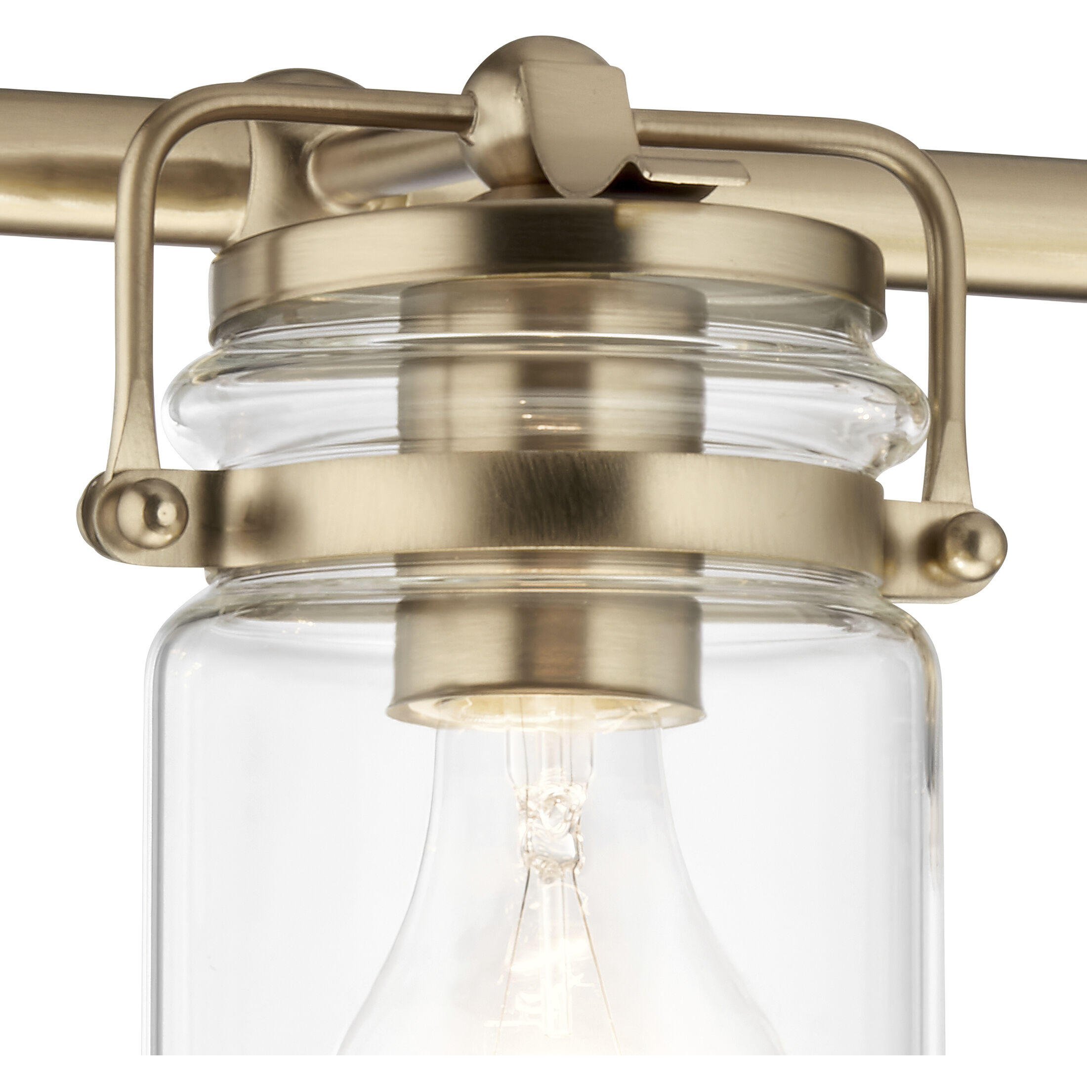 Brinley 3 Light 24 inch Champagne Bronze Bath Vanity Light Wall Light