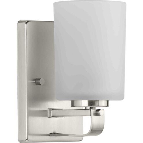 League 1 Light 5 inch Brushed Nickel Bath Vanity Wall Light