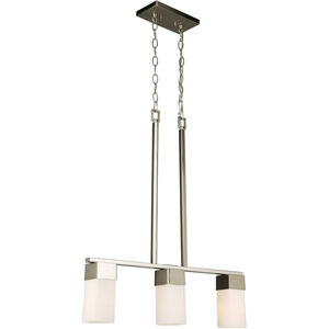 Ciara Springs 3 Light 24.02 inch Brushed Nickel Linear Pendant Ceiling Light