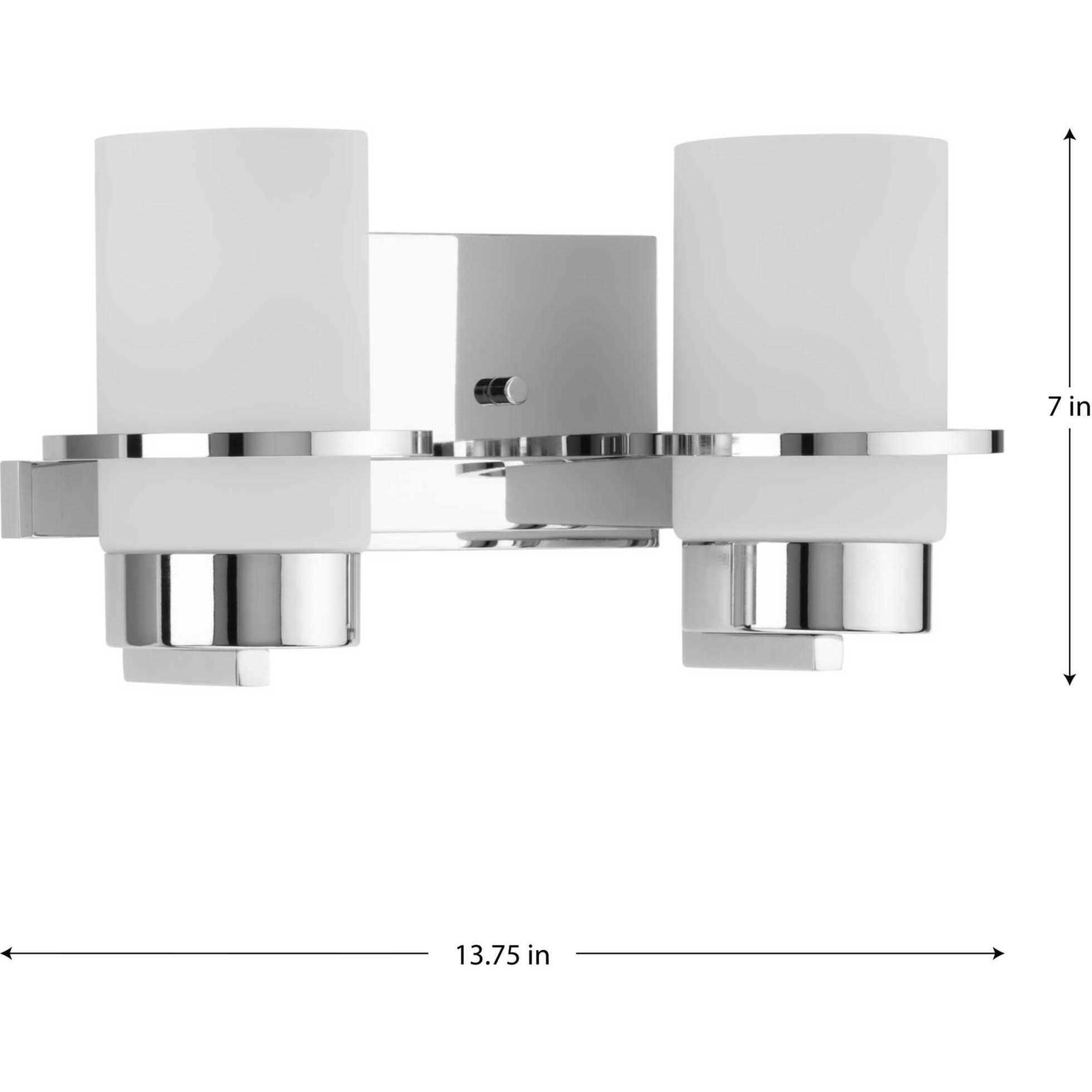 Reiss 2 Light 13.75 inch Polished Chrome Vanity Light Wall Light