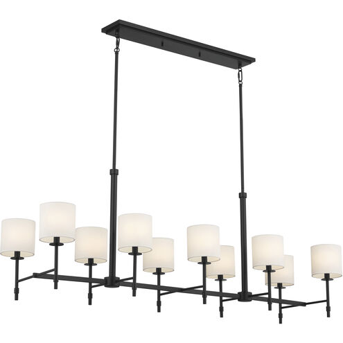 Ali 10 Light 17 inch Black Chandelier Ceiling Light