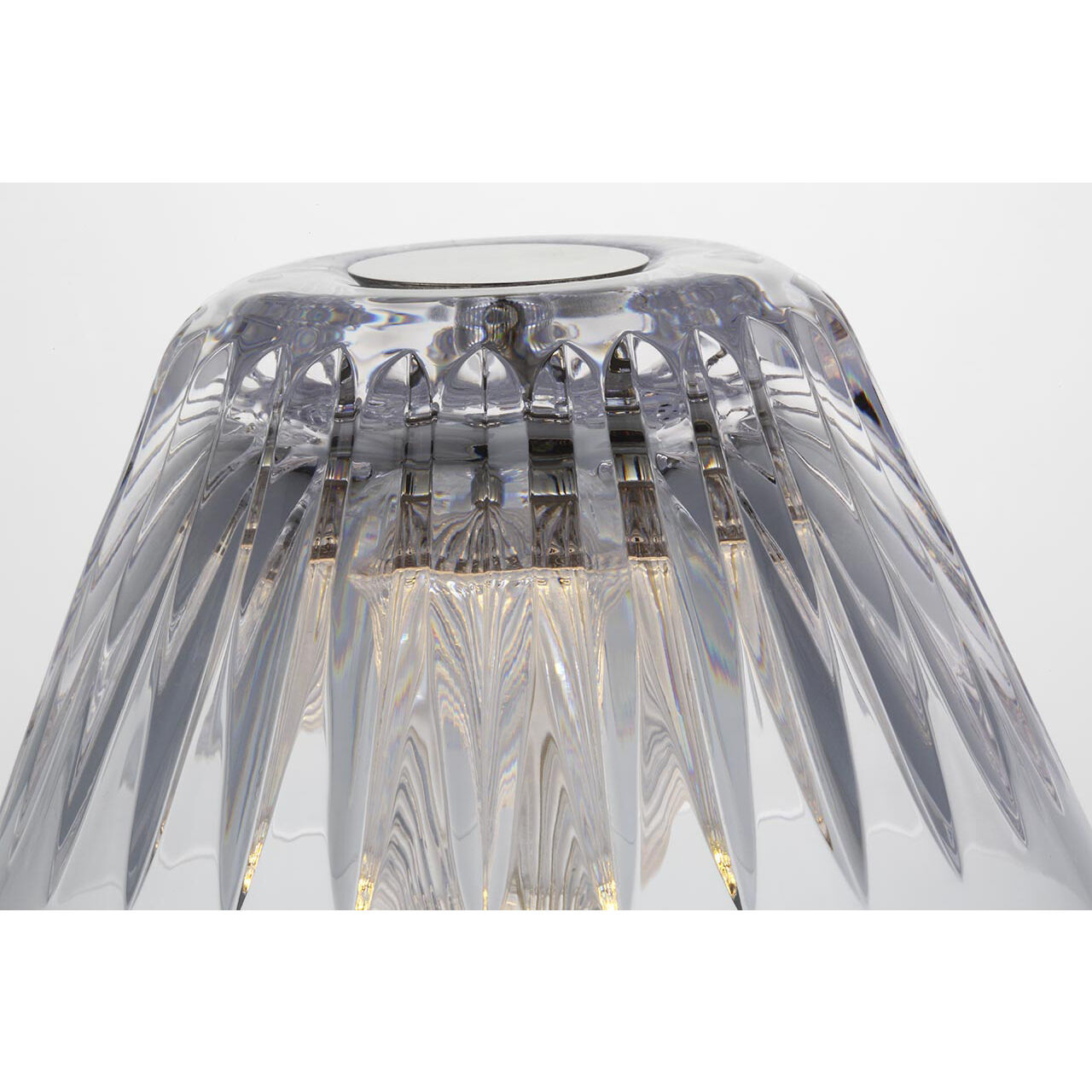 Waterford Blaze 16.25 inch 1.00 watt Polished Nickel Rechargeable Table Lamp Portable Light