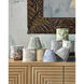 Plume Green and Ivory 6 inch Tapered Chandelier Shade