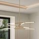 Overture LED 36 inch Champagne Gold Chandelier Ceiling Light