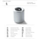 Tyler Matte White Fan Downrod Coupler, Smart Fan