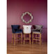 Roxie 43 inch Linen with Natural Bar Stool