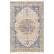 Nelson 90 X 60 inch Khaki/Saffron/Violet/Aqua/White Rugs