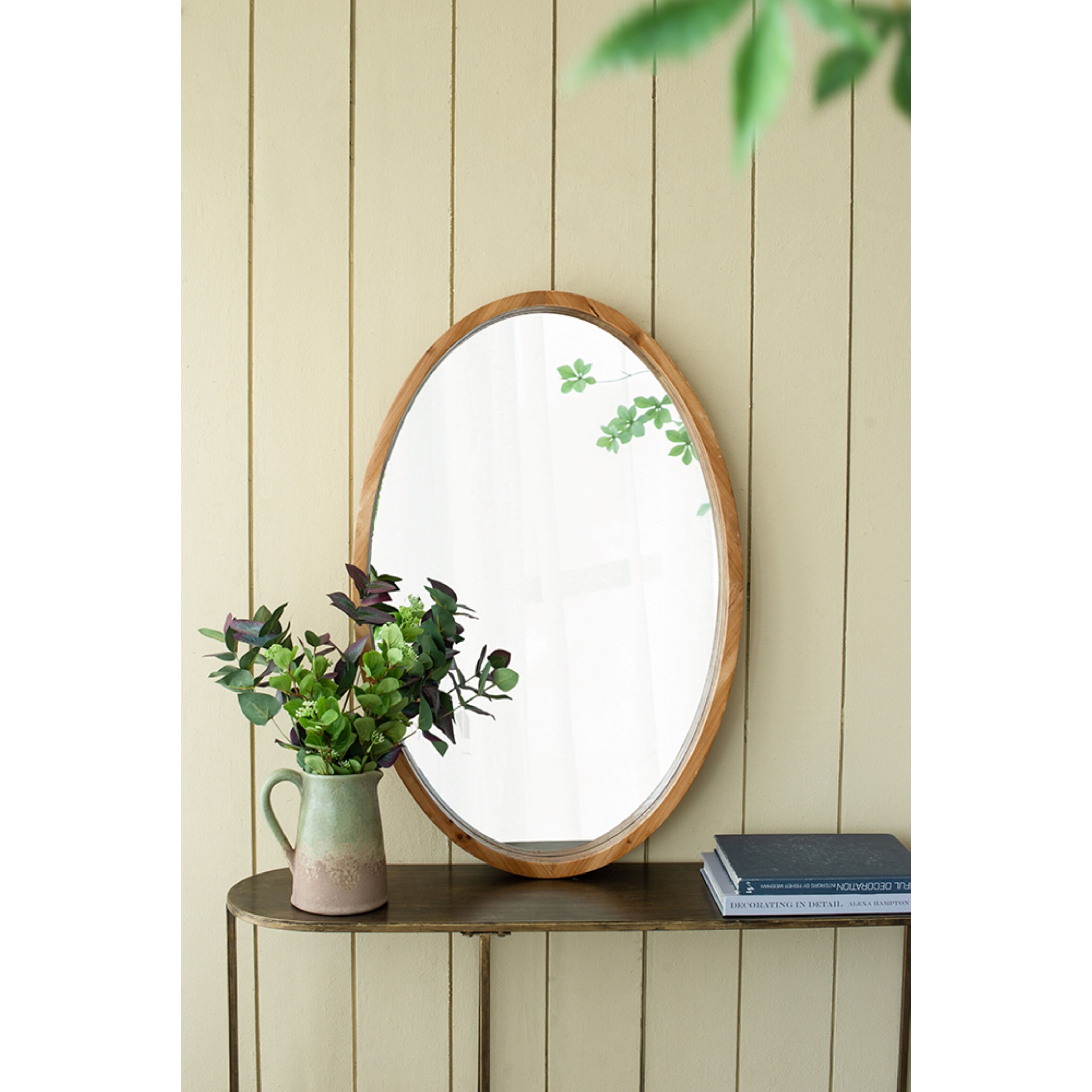 Charleston 35.4 X 23.6 inch Brown Wall Mirror